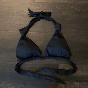 NWOT Victoria Secret Bikini Triangle Top Black MED